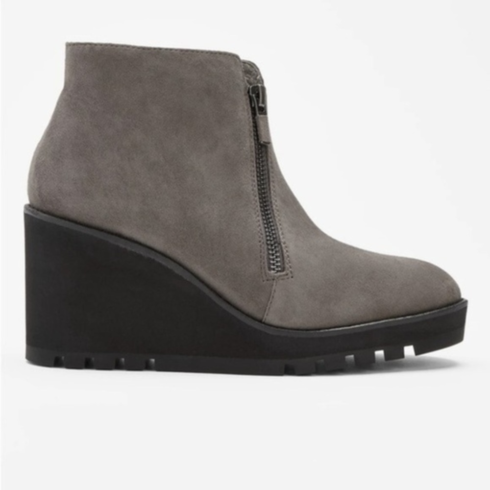 Eileen Fisher Alto Wedge Bootie in Suede